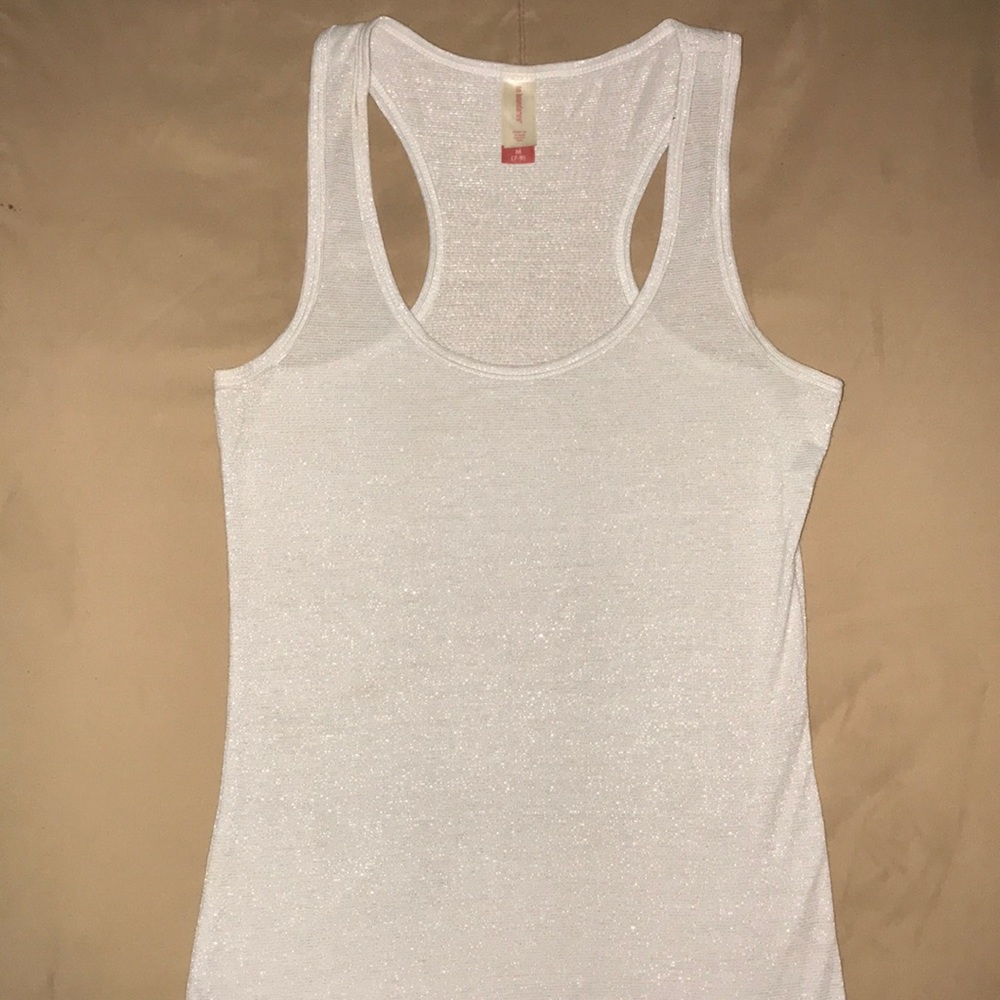 Sparkling White Tank Top
